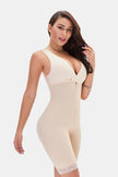 Flexible stretch lace bodysuit side profile showing waist shaping