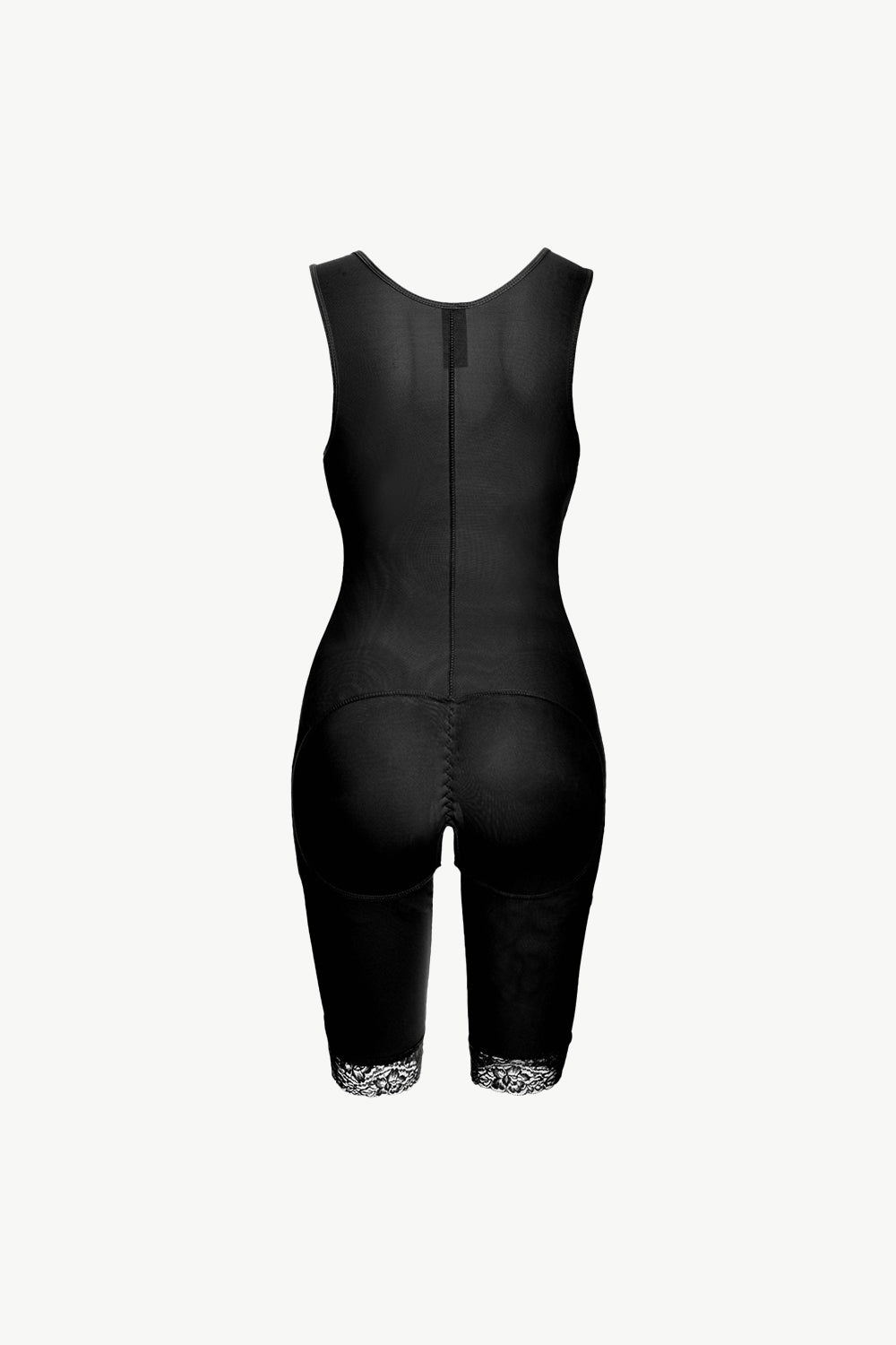 Lace bodysuit front view highlighting intricate lace patterns