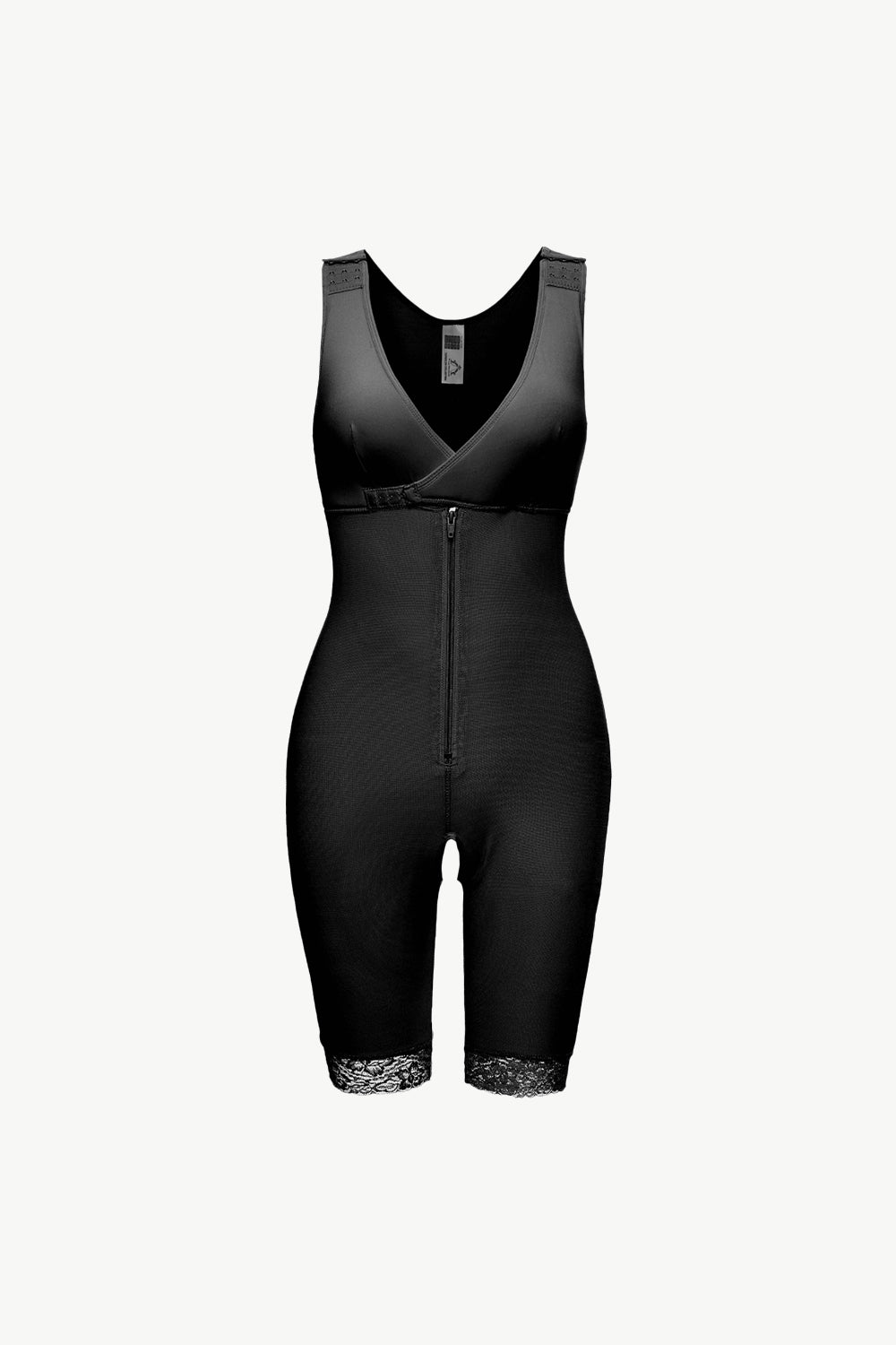 Lace bodysuit close-up showing front panel and trim