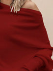 Soft ribbed knit top showcasing texture and gentle drape on fabric