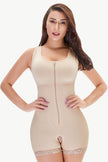 Scoop neck bodysuit with lace detailing and zipper